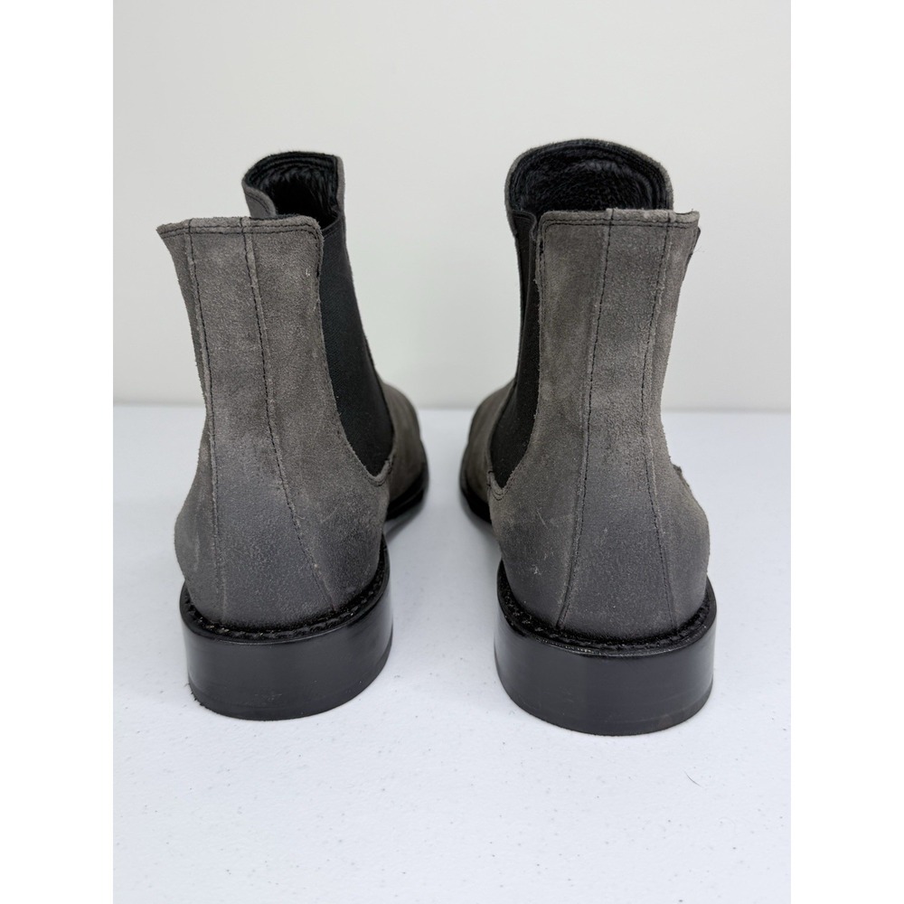 Thursday Everyday Cavalier Chelsea Boots 8 W Shadow Grey Suede Goodyear Welt - Picture 5 of 9